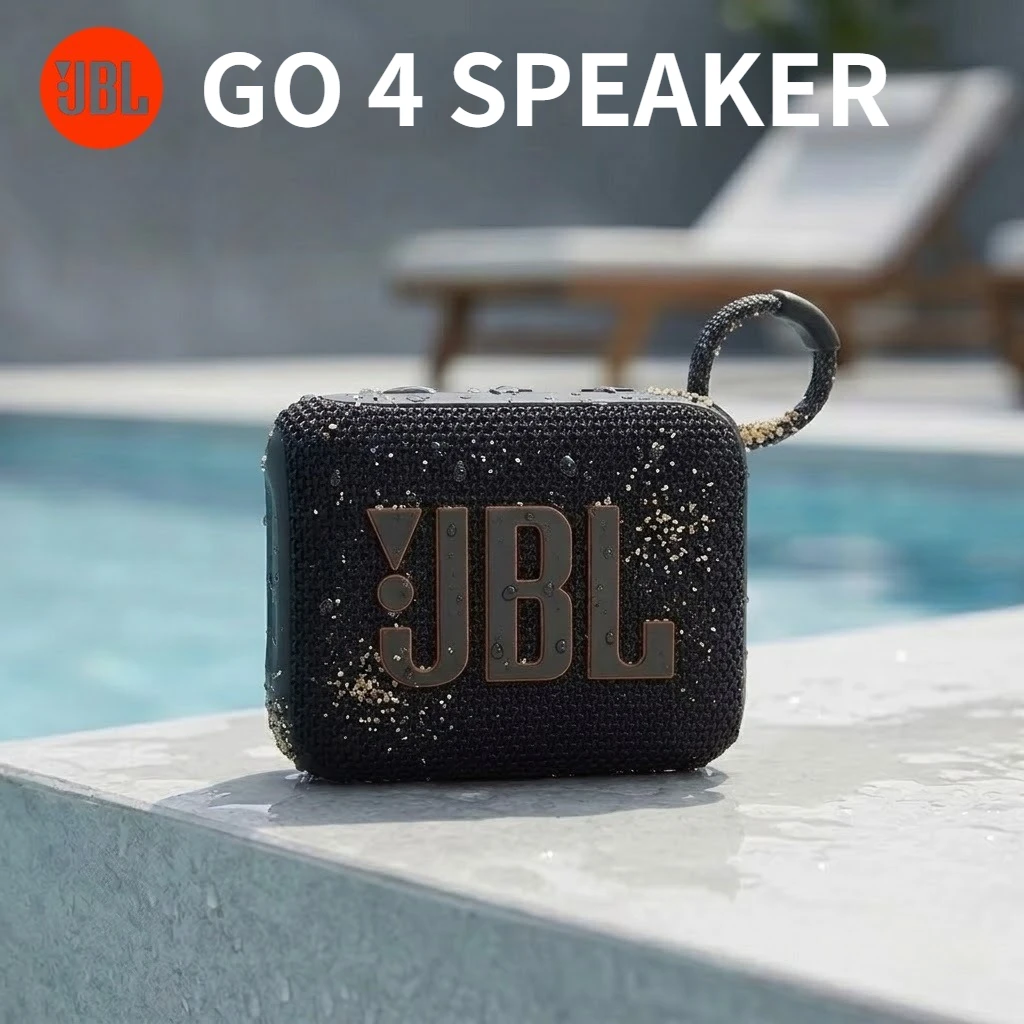 Enceinte Bluetooth portable JBL Go 4 : étanche (IP67), résistante aux chutes, grande autonomie, son puissant, idéale pour les fêtes en plein air