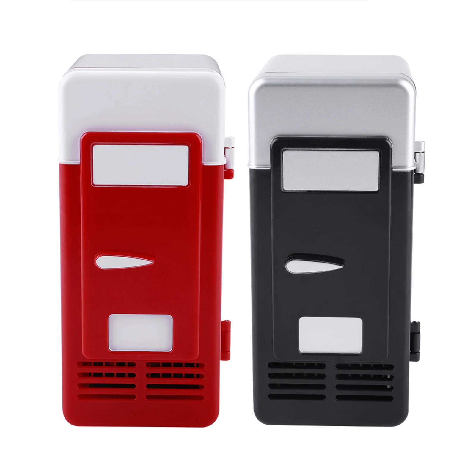 Mini-réfrigérateur à refroidissement rapide, réfrigérateur à boissons avec interface USB, fonction de refroidissement et de réchauffage, température atteinte en 5 minutes, idéal pour les canettes de Coca-Cola et le café